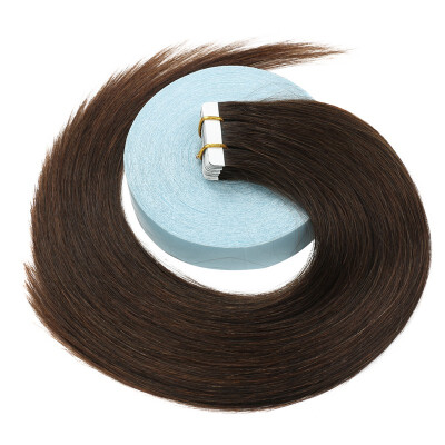 

Bhf Hair Tape Hair Extensions Remy Human Hair Indian Human Hiar Skin Weft Piano Color 16" 20" 40G 20Pcs