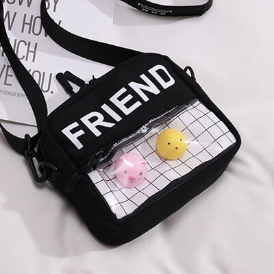 

Female 2019 spring&summer new Japanese school hundred girls small satchel fashion Korean version canvas single shoulder obliqu