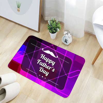 

Toponeto Fathers Day Comfort Square Flannel Kitchen Non-slip Mat 40x60CM
