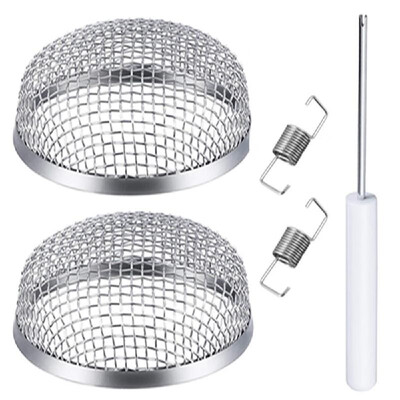 

Stainless Steel Flying Insect Screen RV Furnace Vent Cover Mesh with Installation Tool