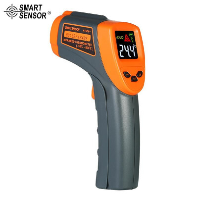 

SMART SENSOR -50600°C 121 Mini Handheld LCD Digital Non-contact IR Infrared Thermometer Temperature Tester Pyrometer with Centig