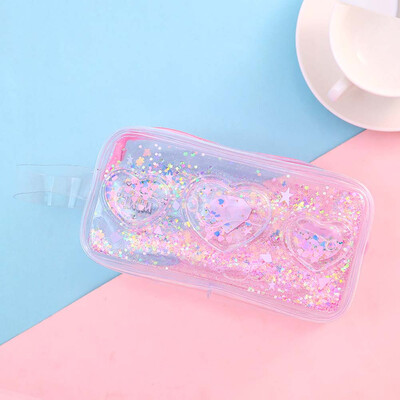 

Large-Capacity Transparent Pencil Case Stationery Pouch Cosmetic Makeup Holder