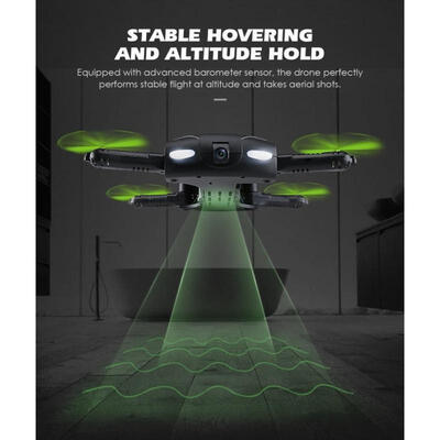 

DHD-D5 24G 6Axis 03MP Camera Mini Wifi FPV Drone Foldable Pocket RC Quadcopter