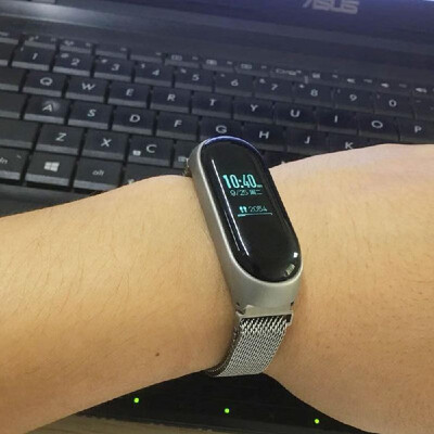 

Metal Strap For Xiaomi Mi Band 34 Watch Straps Bracelet Screwless Wristbands Replace Wrist Strap