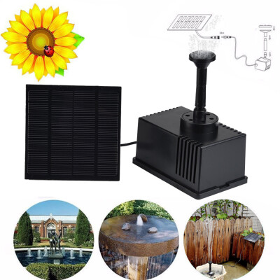 

〖Follure〗Solar Water Panel Power Fountain Pump Kit Pool Garden Pond Watering Submersible