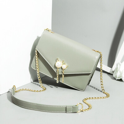 

Summer Female Korean Edition Single Shoulder Fashion Chain Baitao Slant Bag Small Fresh Student Summer