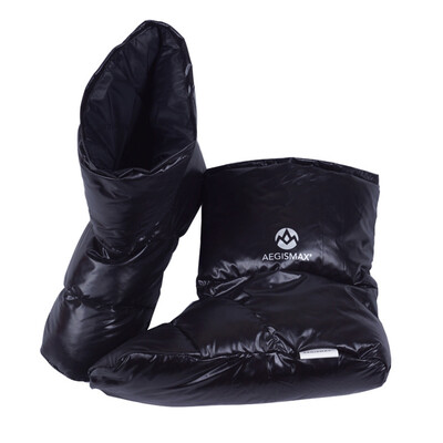 

1 Pair Duck Down Slippers Shoes Bootees Boots Footwear Camping Feet Cover Warm
