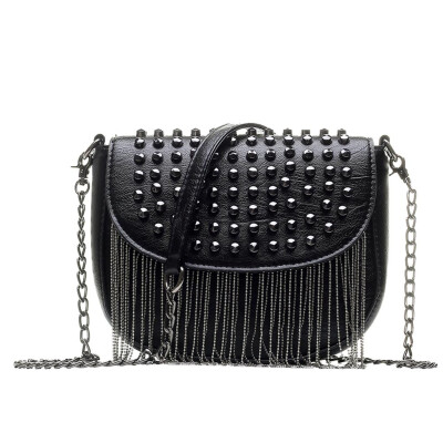 

Tailored Woman 2019 New Fashion Shoulder Bag Casual Diamond Messenger bag Chain Rivet Bag