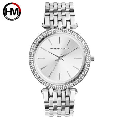 

Top Luxury Brand Ladies Wrist Watches Silver Steel Women Bracelet Watch Fashion Rhinestone Diamond Female Clock Relogio Feminino