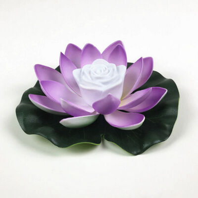 

New Hot LED Artificial Lotus-shaped Colorful Changed Floating Flower Lamps Water Swimming Pool Wishing Light 18cm708cm