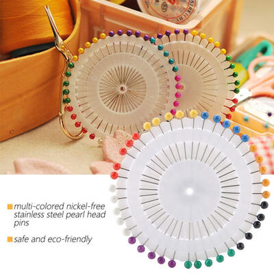 

Greensen 5 Sets Multi-colored Pearl Head Pins Needle Fixation Tool Craft Dressmaker Accessories