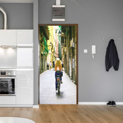 

〖Follure〗Door Sticker Decorative Painting Bedroom Living Room TV Wall Decoration