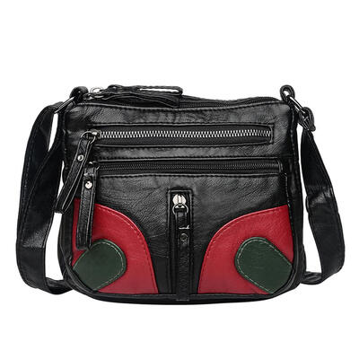 

Vintage Soft PU Leather Handbags Casual Women Girls Shoulder Messenger Bags