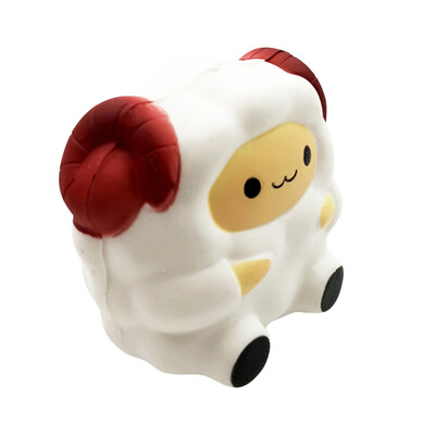 

Siaonvr Cartoon Cute Sheep Squishy Slow Rising Cream Scented Decompression Toy Cure Gift