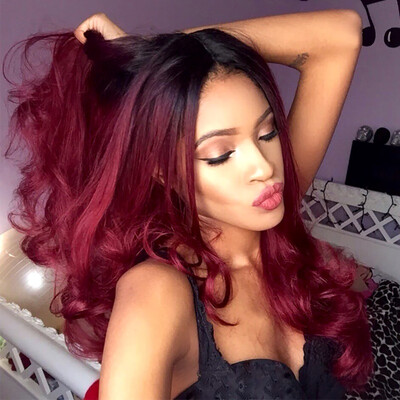 

〖Follure〗70CM Sexy Gradient Blonde Party Wigs Long Curly Hair Mixed Colors Synthetic Wig
