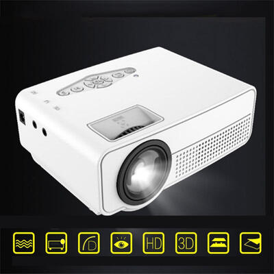 

S280 Portable Mini LED Cinema Video Digital 1080P HD Home Theater Projector Beamer Projector With USB HDMI