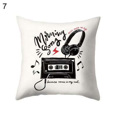 

Letter Dream Big Heart Pillow Case Cushion Cover Sofa Bed Car Cafe Office Decor