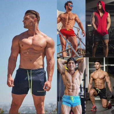 

Fastion Men Swimming Board Shorts Quick Dry Fitness Trunks Beach Swimwear Trouser