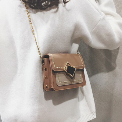 

Ins handbag 2019 new wave net red packet wild gas chain bag summer small fresh fashion Messenger bag