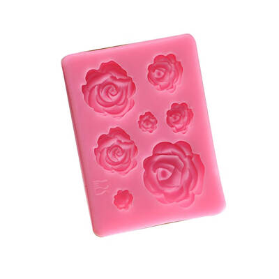 

Rose Flowers Silicone Form Cake Chocolate Fondant Mold Pastry Cupcake Baking Cake Decorating Tool