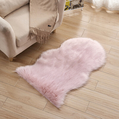 

Toponeto Rugs Non Slip Rug Mats Hairy Soft Fluffy Faux Fur Carpet Mat Home New