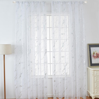 

Gobestart 1Pcs Solid Window Curtain Drape Panel Daylight Protection Sheer Scarf Valances