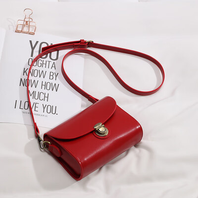 

Ins advanced feeling ancient small bag leisure simple oblique bag girl new 2019 Korean version 100 lap single shoulder bag tide