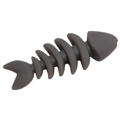 

Luminous Fish Bone Chew Toys Cat Silicone Toy Bite-Resistant Molar Tooth Pet Toy