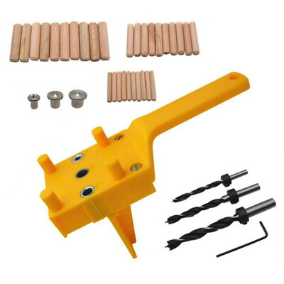 

Portable Woodwork Doweling Handheld Jig Drill Guide For Wood Dowel Drilling Hole