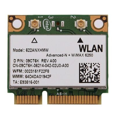 

Greensen 24G 5G Dual-Band Mini PCI-E WIFI Wireless Card for Intel 6250 WiMax for DELL Asus Toshiba