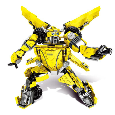 

Bumblebee Transformerss Car Technic Creative Model Building Blocks Bricks Kids DIY Gifts Toys SY1228