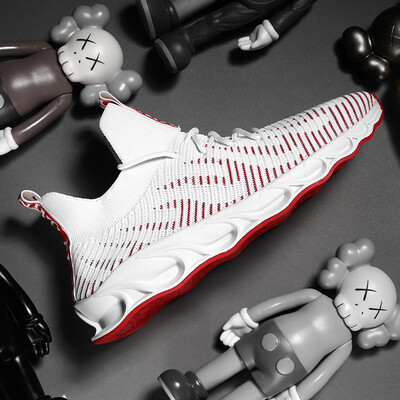 

2019 new summer net red shoes mens sports&leisure running tide shoes flying woven breathable mesh wild mens shoes