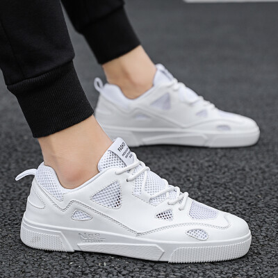 

Ins mens shoes summer breathable shoes Korean version of the trend canvas shoes personality wild tide shoes small white shoes 2019 new