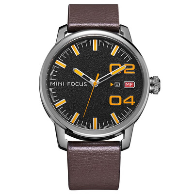 

BOFUTE Male Watches Business Watch Japanese Quartz Movement Calendar Luminous Waterproof Genuine Leather Strap 0022G