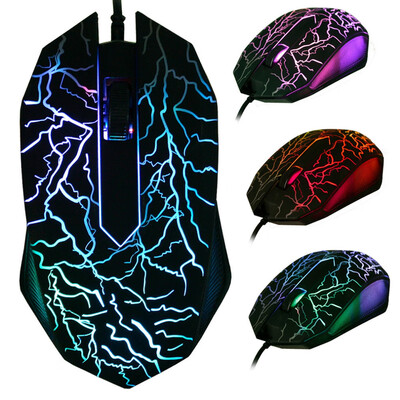

LED Optical 3 Buttons 3D USB Wired Gaming Game Mouse Pro Gamer Computer Mice
