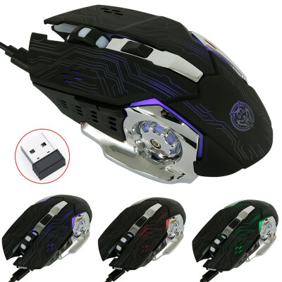 

New R16 Wireless Silent LED Backlit Gaming Mouse Rechargeable USB Optical Mouse for Pc Laptop