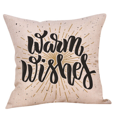 

Siaonvr Christmas Throw Pillow Cover Pillowcases Decorative Sofa Cushion Cover