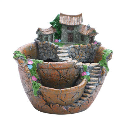 

Resin Succulent Plants Planter Flowerpot Desktop Potted Holder Home Decor