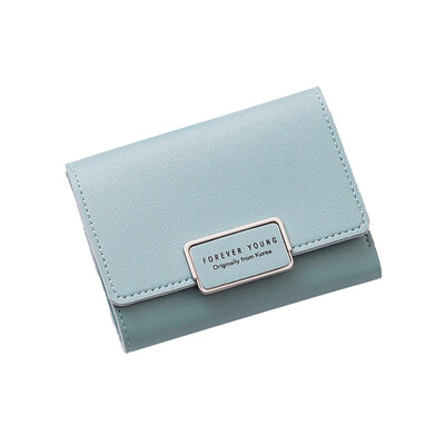 

Tailored Women Wallet Small Zipper Multi Card Position Leather Coin Purse Card Holder
