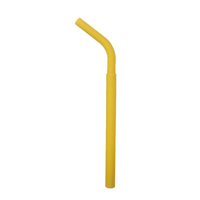 

Gobestart Color Practical Reusable Washable Food Grade Silicone Drinking Bent Straw
