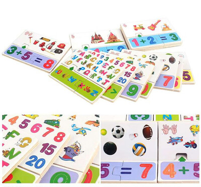 

YIWULAChildrens Learning Literacy Puzzle Puzzle Multifunctional Pairing Cognitive Toy