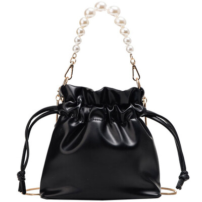 

Tailored Summer Chain Small Bag Woman New 2019 Pearl Bucket Bag Shoulder Messenger Bag