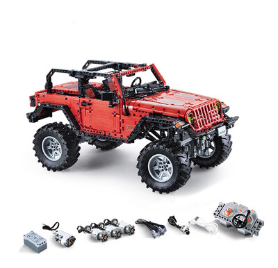 

CADA C61006 Adventurer Double-door Vehicle RC Block Toy 1941PCS