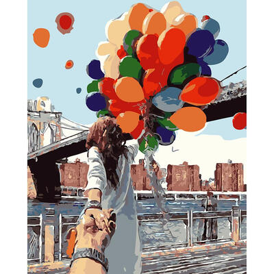 

5D DIY Full Drill Diamond Painting Balloon Lovers Cross Stitch Embroidery