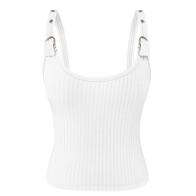 

Women Knit Summer Sleeveless Slim Basic Slim Vest Casual Fashion Tank Tops