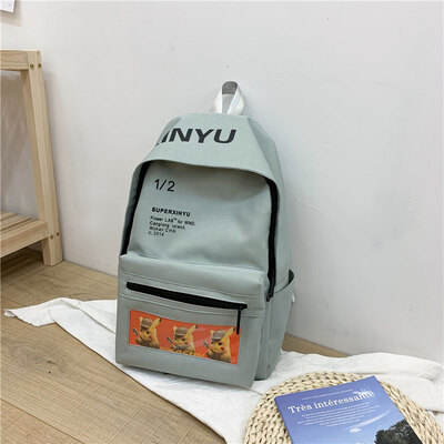 

Pikachuins Xiaoqingxin Bookbag Female Korean version of ulzzang Senior High School Students Sen Department Junior High School Shou