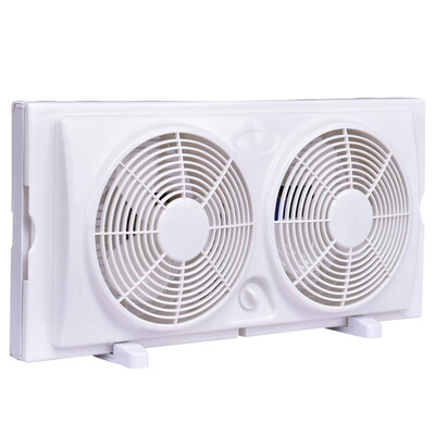 

7" 2-Speed Reversible Dual Window Floor Fan