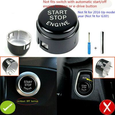 

Start Stop Engine Switch Button Replace Cover for BMW F20 F30 F10 F01 F48 F16