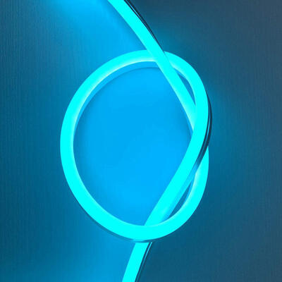 

Oasismall ZHAOYAO IP65 Waterproof 90W DC 12V 2835 SMD 600-LED Neon Soft LED Strip - Ice Blue Light
