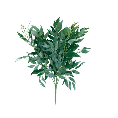 

1Pc Artificial Willow Foliage Leaf Home Garden Stage Wedding Party DIY Decor